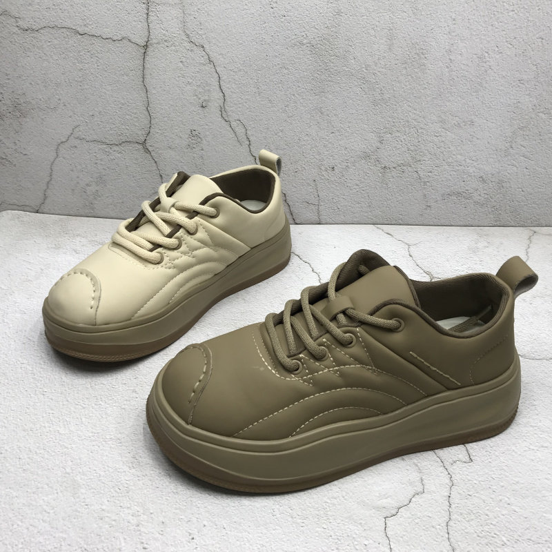 品牌撤柜2026春季新款断码处理时尚女鞋复古风圆头拼接平底休闲鞋,女鞋,时尚休闲鞋,淘宝优惠券,粉丝福利购,淘宝优惠卷