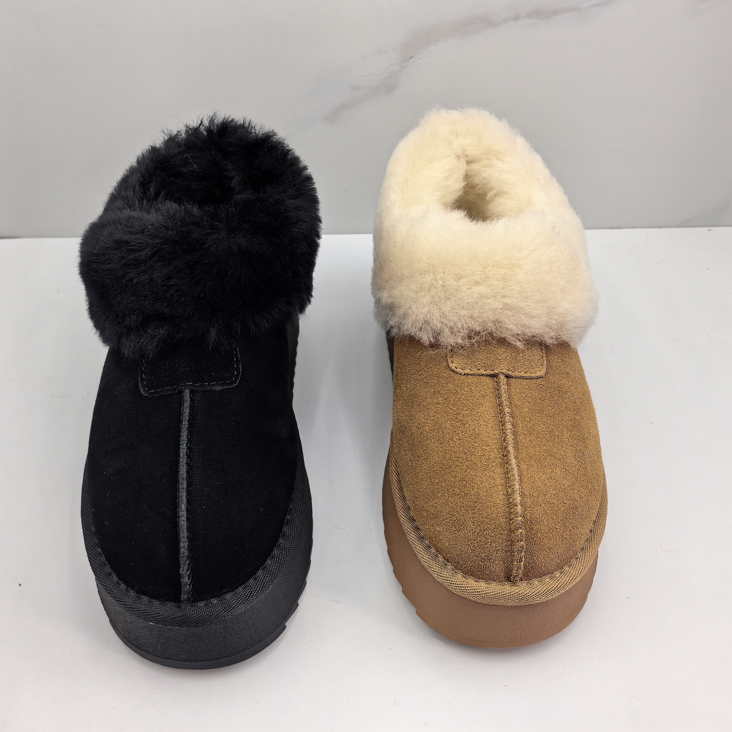 女鞋加厚羊毛保暖松糕底雪地靴