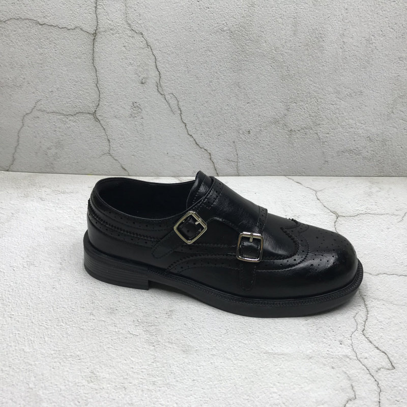 品牌撤柜2026春季新款断码处理真皮女鞋时尚皮扣显瘦平跟百搭皮鞋,女鞋,浅口单鞋,淘宝优惠券,粉丝福利购,淘宝优惠卷