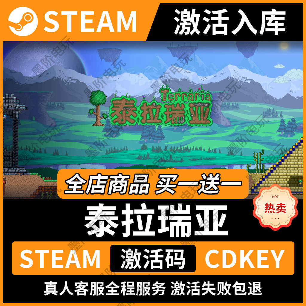 steam正版入库泰拉瑞亚激活码