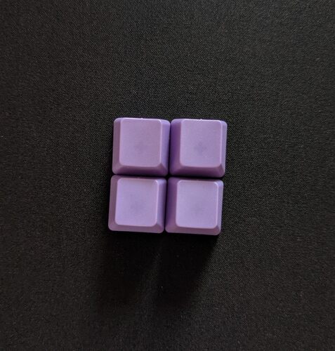 老版KBC原装紫色键帽材质
