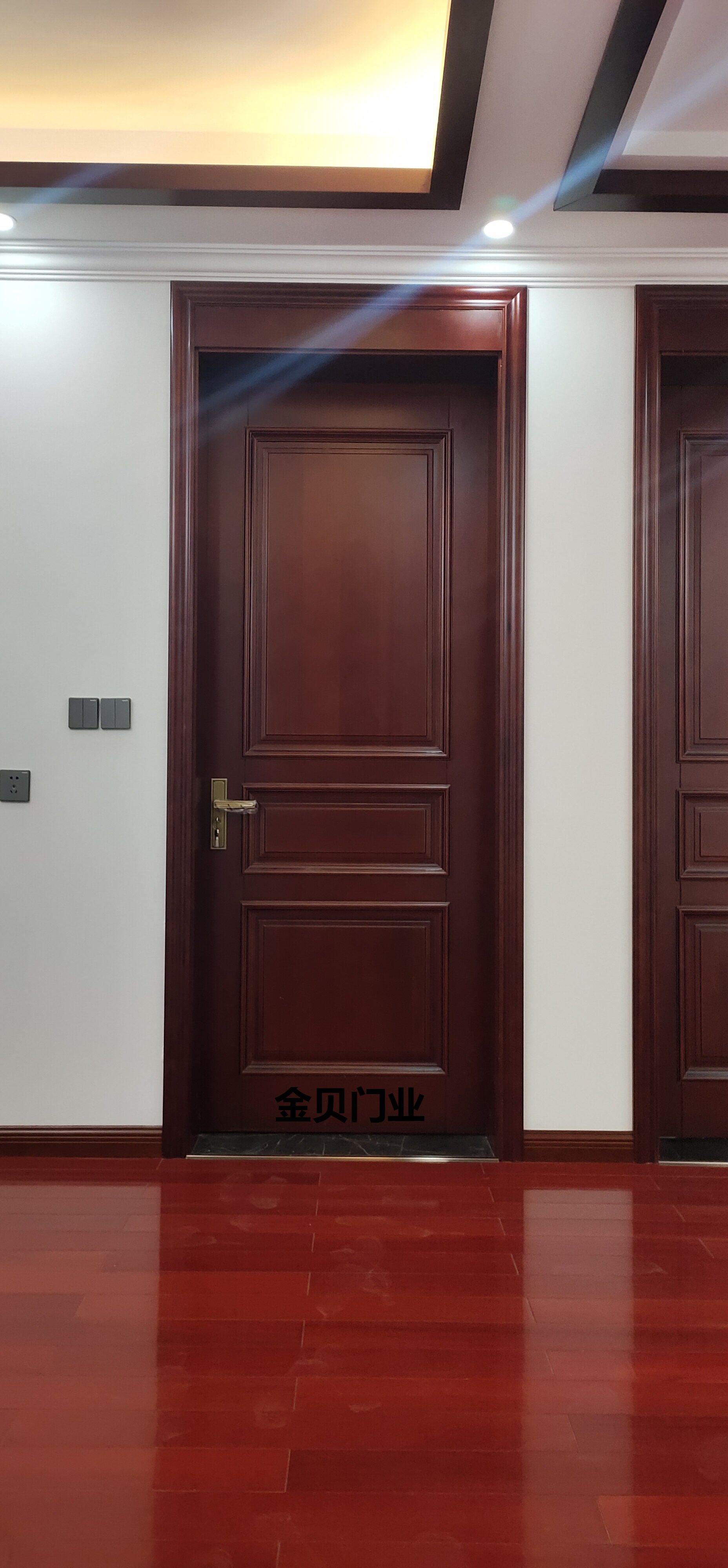 特级美国红橡原木门别墅门卧室门房间门木门实木烤漆门新中式北欧