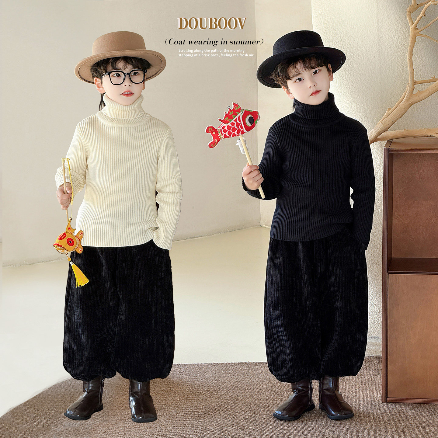 儿童冬季高领加厚保暖毛衣2025新款男童纯色坑条针织衫打底衫潮,童装/婴儿装/亲子装,毛衣/针织衫,淘宝优惠券,粉丝福利购,淘宝优惠卷