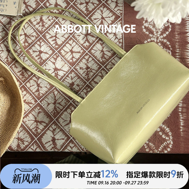 AbbottVintage简约真皮row风女包图片