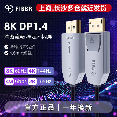 光纤DP线1.4版电脑显示器8K电竟