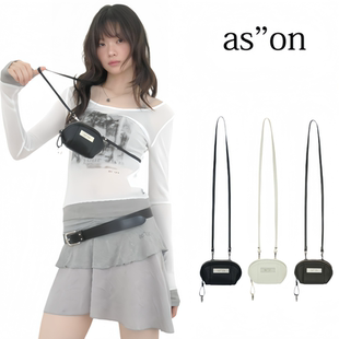 新款韩国ASON斜挎小方包mini轻便手机包韩系侧背零钱包出街小圆包