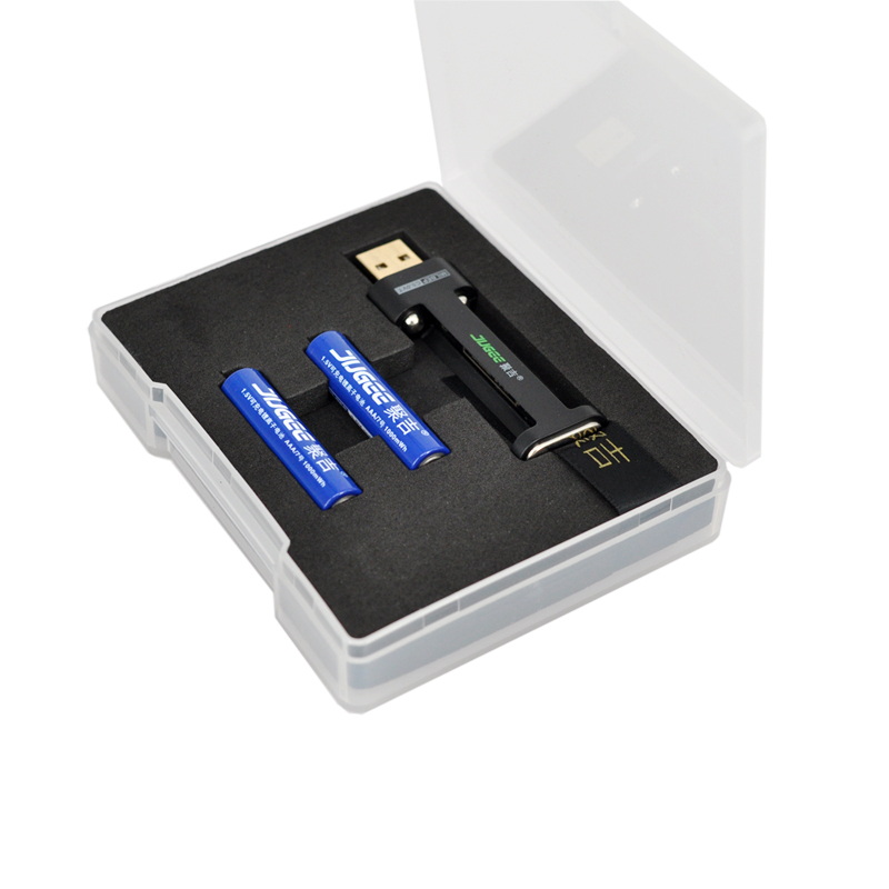¾Û¼ª 1.5v¿É³äµçï®µç³Ø 7ºÅAAAСµç³Ø 2½ÚÌ××° ´øUSB³äµçÆ÷