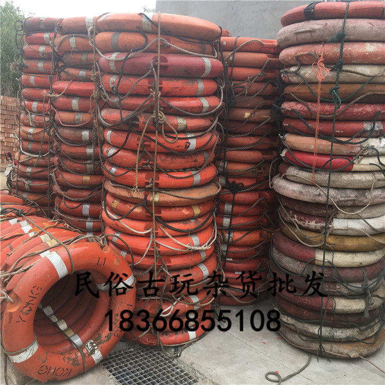 复古装饰老物救生圈船锚船桨舷窗