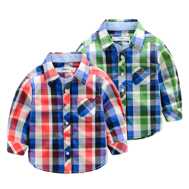 Chemise garcon à manche longue - Ref 2081989 Image 1