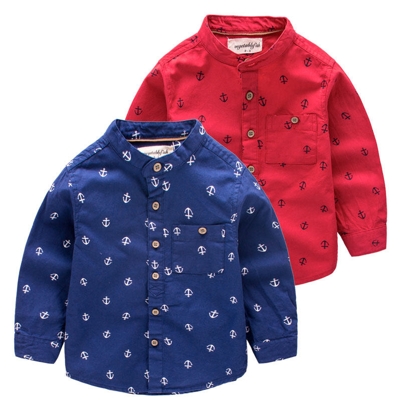 Chemise garcon à manche longue - Ref 2073093 Image 1