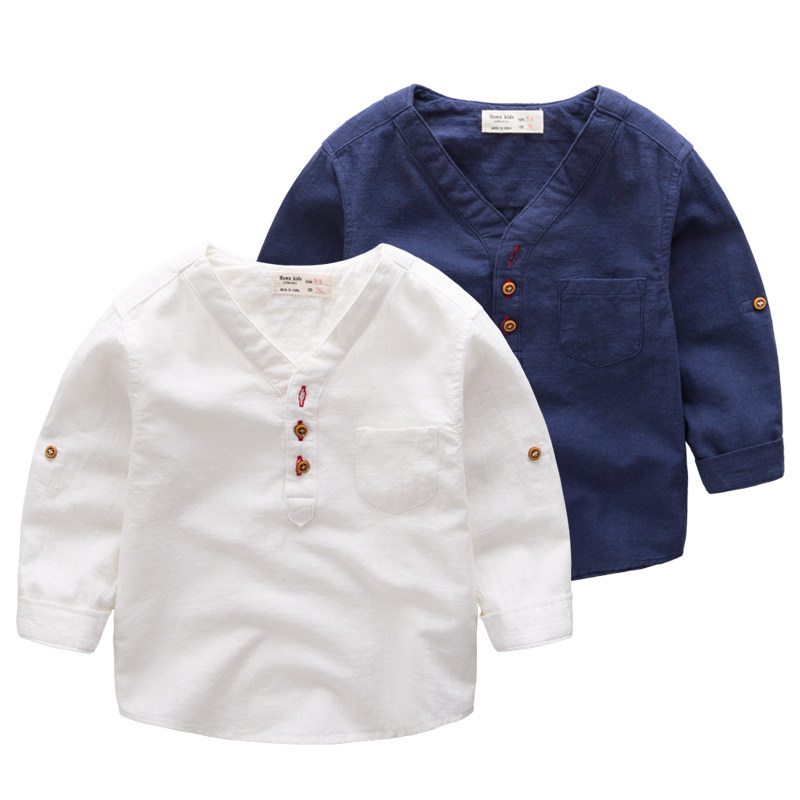 Chemise garcon à manche longue - Ref 2077173 Image 1