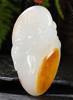 省级大师张亚龙 无暇油料 和田玉 羊脂白玉 龙腾盛世 把件102.克