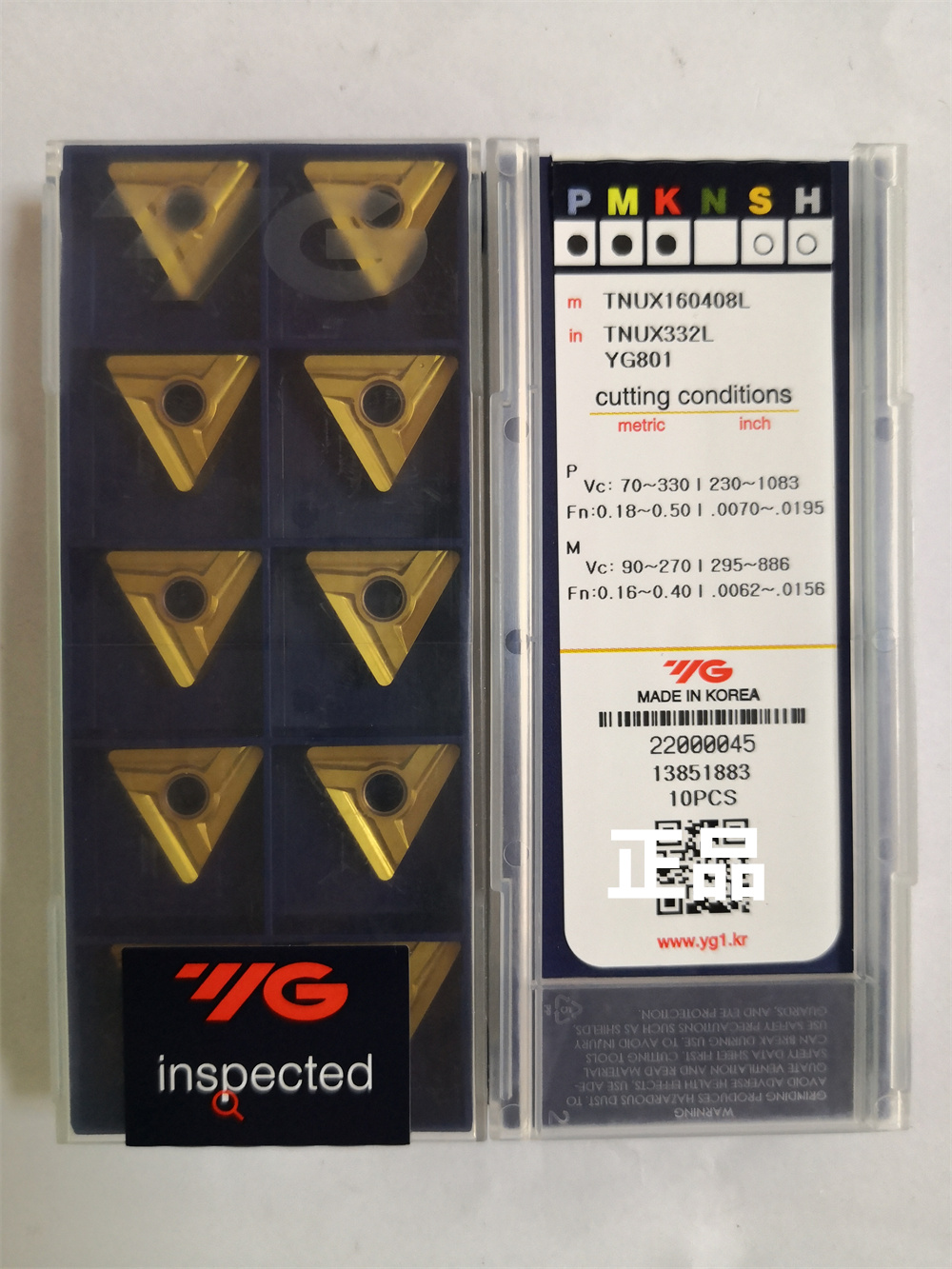 TNUX160408L YG801.YG刀片刀粒原装正品