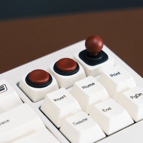 火箭锤外设个性键帽游戏猫个性游戏摇杆原创键帽单个机械键盘帽