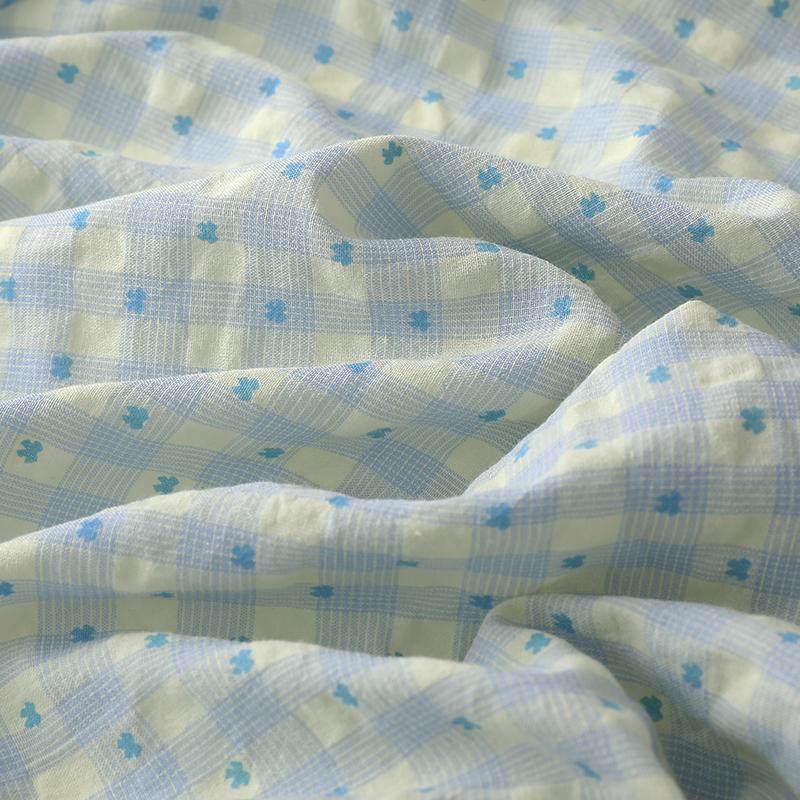 ins风黄蓝格子mini蝴蝶结印花涤棉布料衬衣连衣裙童装娃衣DIY面料,居家布艺,海绵垫/布料/面料/手工diy,淘宝优惠券,粉丝福利购,淘宝优惠卷