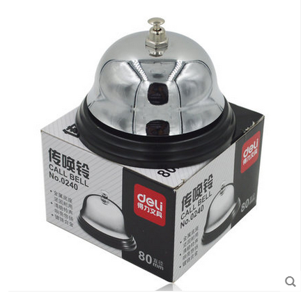原装正品 deli 得力传唤铃.铛铛铃 餐厅铃 唤人铃 NO.0240
