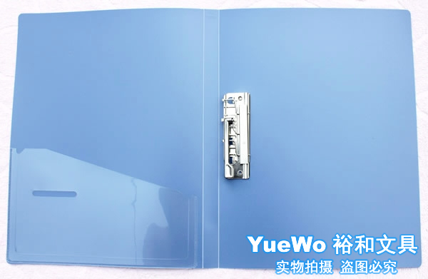 原装正品 HUAJIE 华杰标准轻便夹 A4文件夹 单夹+插袋 H-201B