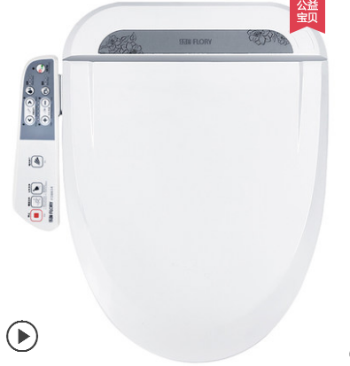 乐瑞全自动智能马桶盖 家用冲洗 通用洁身器坐便器盖板 FDB643