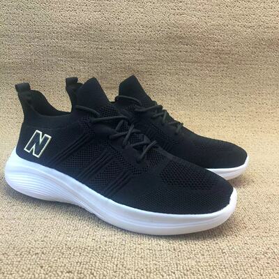 春夏男女工厂库鞋轻便软底休闲鞋夏季休闲飞织跑步网面健步透气