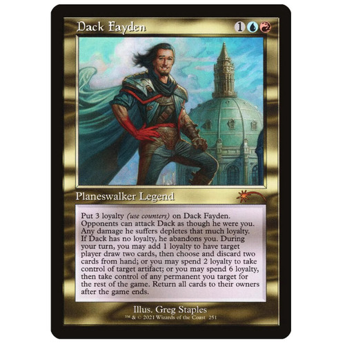 【莎莎的小窝】万智牌 戴克费登 Dack Fayden SL 密室珍品 老框