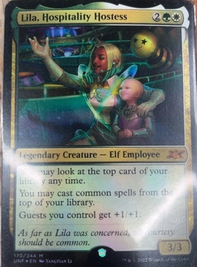 【莎莎的小窝】万智牌 Lila Hospitality Hostess 英文 闪unf 170