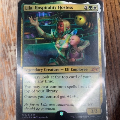 【莎莎的小窝】万智牌 Lila Hospitality Hostess 英文 闪unf 170