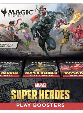 【莎莎的小窝】万智牌MTG 漫威超级英雄MSH 常规补充包整盒 英文