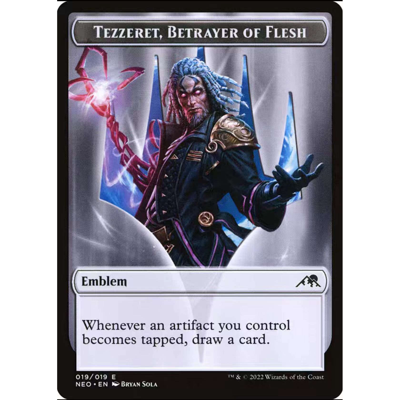 【莎莎的小窝】万智牌 徽记 叛生逆徒泰兹瑞 简中闪 NEO 19