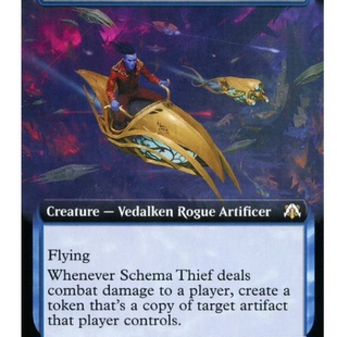 万智牌 图纸窃贼 Schema 金 小窝 Thief 蓝 莎莎