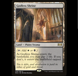 【莎莎的小窝】万智牌 无神祭祠 RNA 248 简中闪/带标闪