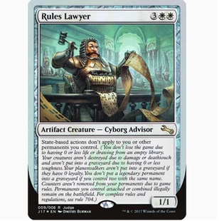 Lawyer J17 Rules 英文裁判閃 萬智牌 小窩 莎莎 雞飛3