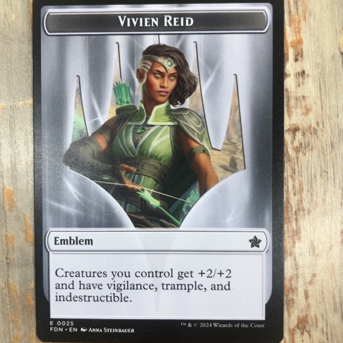 【莎莎的小窝】万智牌 vivien reid 基石构筑英文 衍生物 FDN