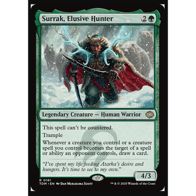 【莎莎的小窝】万智牌 匿迹猎人苏拉克 TDM 161 英文平