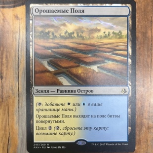 【莎莎的小窝】万智牌 漫灌农地 akh 俄文 平