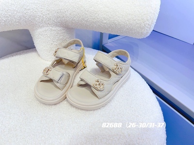 夏季时尚公主风儿童魔术贴凉鞋