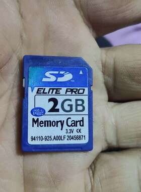 议价Elite Pro 2GB SD卡，蓝色款，3.3V，适合老