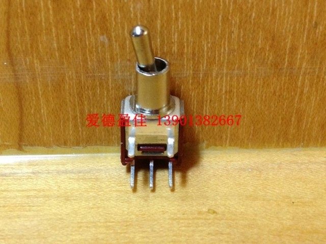 钮子开关正弯3脚二档摇头