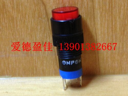 【ONPOW】红波按钮开关自复位按键开关LAS3Y-11 开孔10mm - 封面
