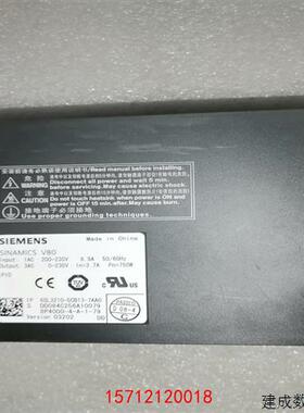 议价拆机产品SINAMICS  V80  750W6SL32
