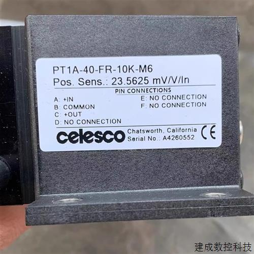 议价美国CELESCO拉绳位移传感器PT1A-50-FR-10K-M6-632330A全新原