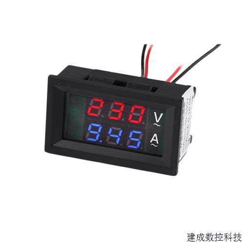 议价交流电压电流表头高精度数显双显220v三相380vAC60-500V  议