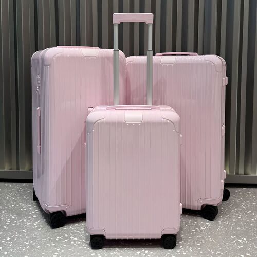 芭蕾粉行李箱方胖子R家拉杆箱trunk登机密码皮箱Essential旅行箱