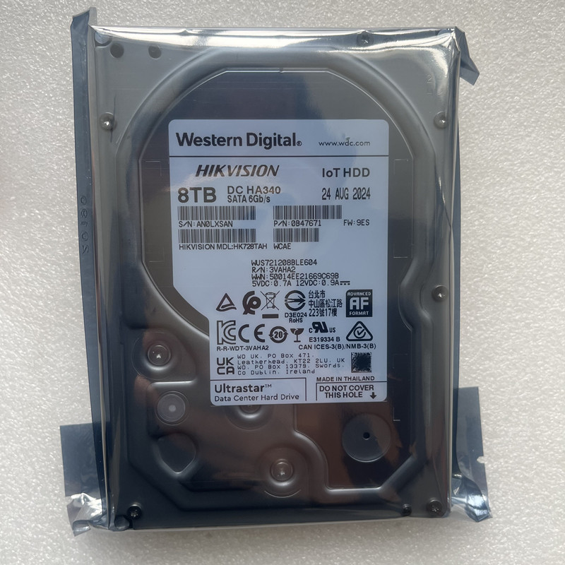 海康IOT加密CVR存储监控录像8T