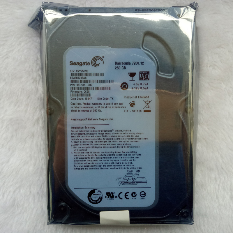 È«ÐÂÔ×°µ¥µú Ï£½Ý3.5´ç7200ת250G̨ʽ»úµçÄÔ»úеӲÅÌ SATA´®¿Ú