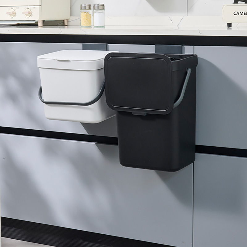 飞达三和壁挂式橱柜门两用垃圾桶