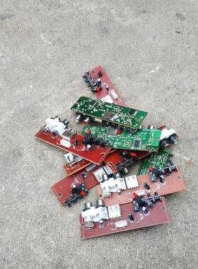 YBT12V低音炮功放板前级解码板蓝牙接收器收音机USB读卡TF遥控