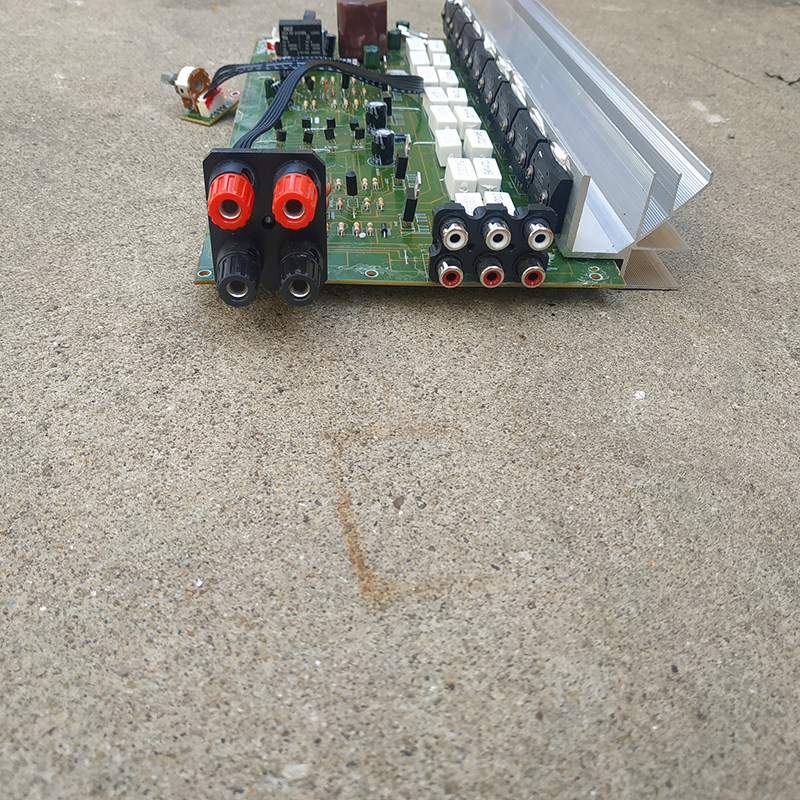 800W三肯管hifi发烧级成品2.0双声道高保真后级大功率功放板