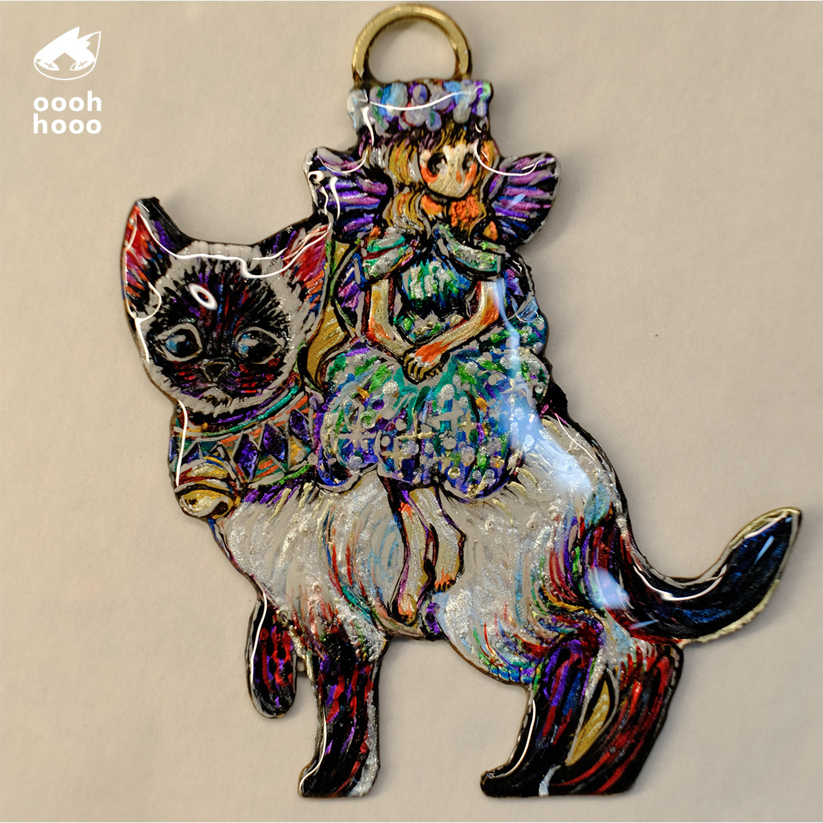 ooohhooo仙子与猫吊坠