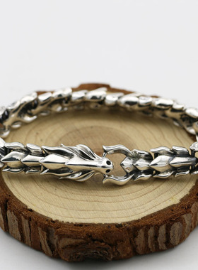 发型师配饰男士龙骨霸气风手链