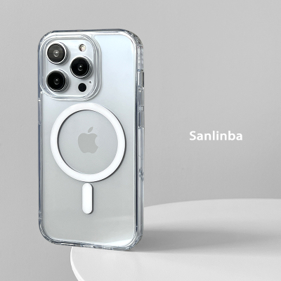 高级透明磁吸亚克力简约iPhone16